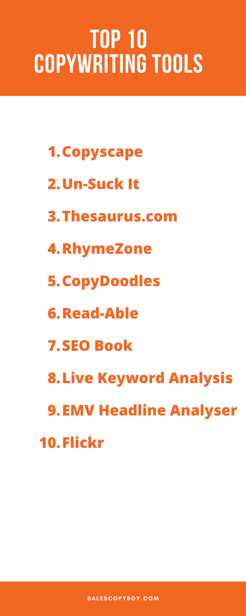 Top 10 Copywriting Tools