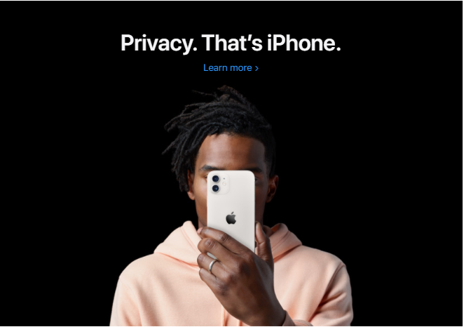 Apple's iPhone brand copy