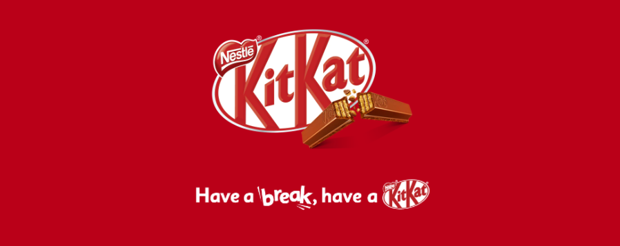 kitkat's brand copy with tagline