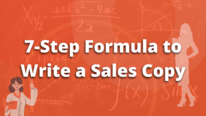 Featured image of the post- Use this 7-step formula to write a sales copy